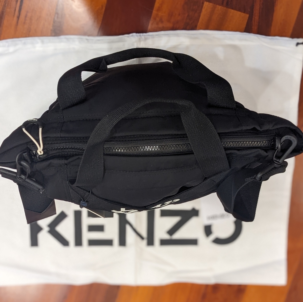 Kenzo Large Logo Tote with Removable Adjustable Crossbody Strap + Dust Bag Nwt ❤ - Picture 8 of 13